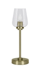 Luna 1 Light Table Lamp 17.5 Inches Tall and 5.5 Inches Wide by Toltec - 53-55175
