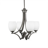 Zilo 4 Light Small Chandelier by Toltec 564-201975