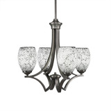 Zilo 4 Light Medium Chandelier by Toltec 564-20251975