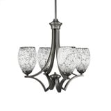 Zilo 4 Light Medium Chandelier by Toltec 564-20251975 - 564-20251975