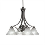 Zilo 4 Light Small Chandelier by Toltec 568-18751875 - 568-18751875