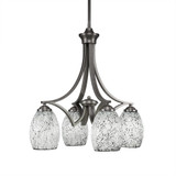 Zilo 4 Light Small Chandelier by Toltec 568-162521 - 568-162521