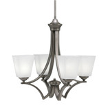 Zilo 4 Light Small Chandelier by Toltec 564-GP-460 - 564-GP-460