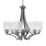 Zilo 6 Light Medium Chandelier by Toltec 566-MB-530