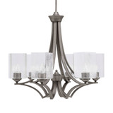 Zilo 6 Light Medium Chandelier by Toltec 566-MB-530 - 566-MB-530