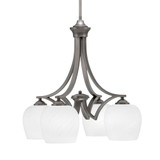 Zilo 4 Light Medium Chandelier by Toltec 568-DG-4811