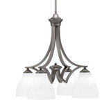 Zilo 4 Light Medium Chandelier by Toltec 568-DG-4760
