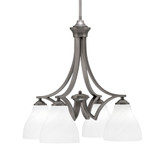 Zilo 4 Light Medium Chandelier by Toltec 568-DG-4760 - 568-DG-4760