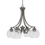 Zilo 4 Light Medium Chandelier by Toltec 568-DG-4100