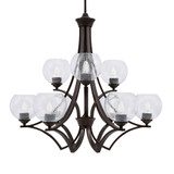 Zilo 9 Light Large Chandelier by Toltec 569-MB-4100 - 569-MB-4100