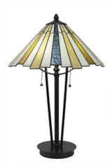 Any 2 Light Table Lamp 23.25 Inches Tall and 16 Inches Wide by Toltec - 75-162325
