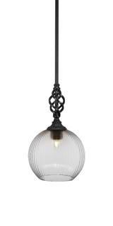 Elegante 1 Light Medium Pendant 18.25 Inch Tall by Toltec - 80-1375-1825