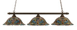 Square 3 Light Small Island Chandelier by Toltec 803-1910755725 - 803-1910755725