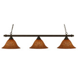 Billiard 3 Light Small Chandelier by Toltec - 803-1411535