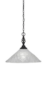 Elegante 1 Light Large Pendant 14.5 Inch Tall by Toltec - 82-16-145