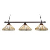 Square 3 Light Small Island Chandelier by Toltec 803-1511555