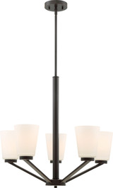 Nome 5 Light Medium Chandelier by Nuvo - 60-6NO