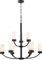 Denver 9 Light Large 2 Tier Chandelier by Nuvo - 60-69