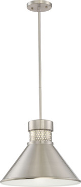 Doral 15W 1 LED Light Medium Pendant by Nuvo - 62-82