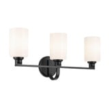 Gioe 3 Light Bath Vanity 10.5 Inch Tall and 24.25 Inch Wide by Kichler - 55226