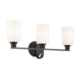 Gioe 3 Light Bath Vanity 10.5 Inch Tall and 24.25 Inch Wide by Kichler - 55226