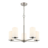 Verlana 5 Light Chandelier 21.25 Inch Tall and 24 Inch Wide by Millennium - 2715WG