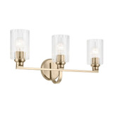 Gioe 3 Light Bath Vanity 10.5 Inch Tall and 24.25 Inch Wide by Kichler - 55226
