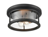 Bresley 2 Light 12 Inch Wide Flush Mount by Millennium - 4442