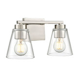 Strayhan 2 Light Bath Vanity 7 Inch Tall and 13 Inch Wide by Millennium - 64002