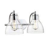 Knightsdale 2 Light Bath Vanity 8.75 Inch and 17.5 Inch Wide by Millennium - 6202