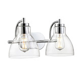 Knightsdale 2 Light Bath Vanity 8.75 Inch and 17.5 Inch Wide by Millennium - 6202