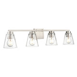 Strayhan 4 Light Bath Vanity 7 Inch Tall and 31 Inch Wide by Millennium - 64004