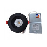 RLF 15W LED Canless Fire Rated Round Downlight 4.5 Inch Wide by Jesco - RLF-E4FR-15W-RD