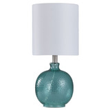 20 Inch One Light Glass Table Lamp by Stylecraft - L13168DS