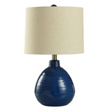 Cameron 21.5 Inch One Light Ceramic Jug Table Lamp by Stylecraft - L22019DS
