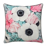 Norman Wyatt Home Floral Pillow 6 Inch Tall and 24 Inch Wide by Stylecraft - NWS1022