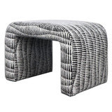 Gable Ottoman 20 Inch Tall and 25 Inch Wide by Harp and Finial - HFF27318