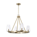 Aaron 4 Light Chandelier 21.5 Inch Tall and 28 Inch Wide by HomePlace - 461941