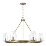 Aaron 6 Light Chandelier 23.5 Inch Tall and 36 Inch Wide by HomePlace - 461961
