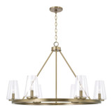 Aaron 6 Light Chandelier 23.5 Inch Tall and 36 Inch Wide by HomePlace - 461961