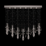 Rain 11W 6 LED Rectangular Pendant 18 Inch Tall X 51 Inch Wide by Fine Art - 100138