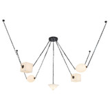 Mineral 75W LED Chandelier 11 Inch Tall and 10 Inch Wide by Alora - CH360105