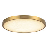 Evelyn 25W LED Flush Mount 1 Inch Tall and 11.88 Inch Wide by Alora - FM653012