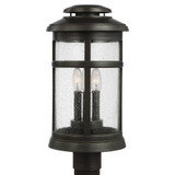 Newport Three Light Outdoor Post Lantern by Visual Comfort Studio - OL14307