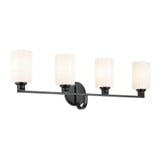 Gioe 4 Light Bath Vanity 10.5 Inch Tall and 32.25 Inch Wide by Kichler - 55227