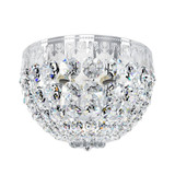 Petit Crystal 3 Light Flush Mount 5.5 X 8 Inch Wide by Schonbek Signature - 1558