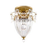 Bagatelle 1 Light Semi Flush Mount 9.5 X 8 Inch Wide by Schonbek Signature - 1239