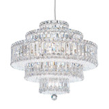 Plaza 22 Light Pendant 19 Inch Tall and 21 Inch Wide by Schonbek Signature - 6673