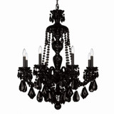 Hamilton 8 Light Chandelier 35 Inch and 28 Inch Wide by Schonbek Signature - 5737