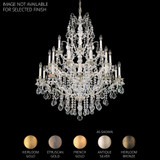 Bordeaux 25 Light Chandelier 48 Inch and 40 Inch Wide by Schonbek Signature - 5775